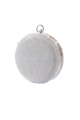 Silver Exquisite Round Party Handbag - KissProm