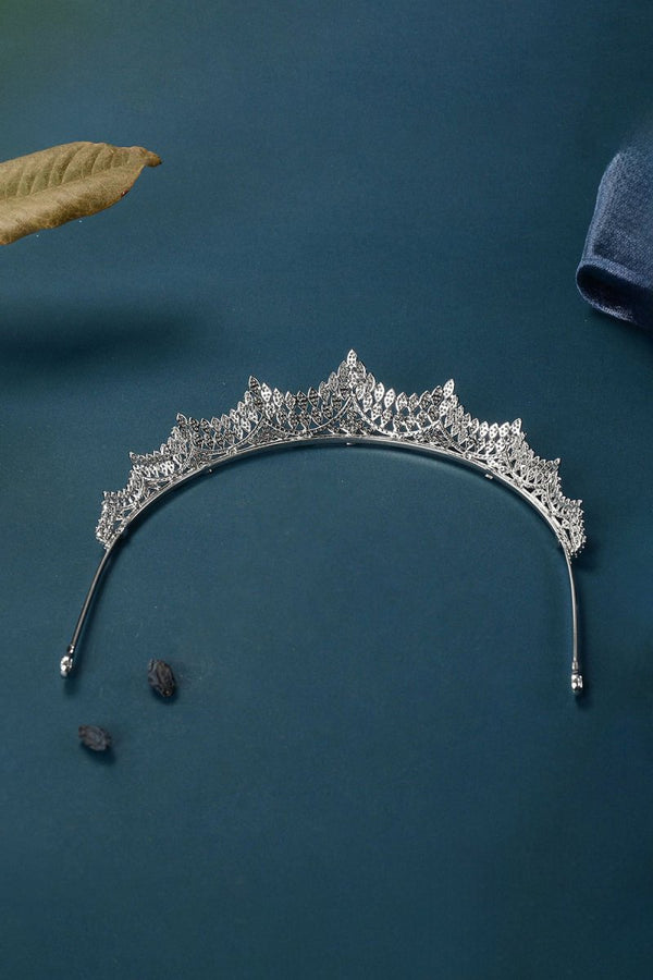 Silver Majestic Vine Crowns with Rhinestone - KissProm