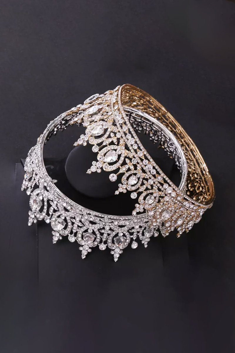 Silver Majestic Vintage Bridal Tiara - KissProm