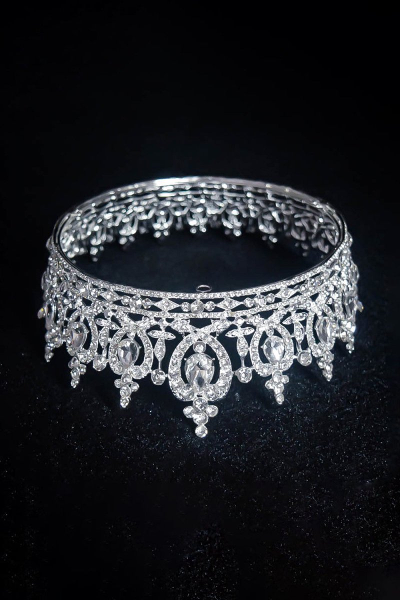 Silver Majestic Vintage Bridal Tiara - KissProm