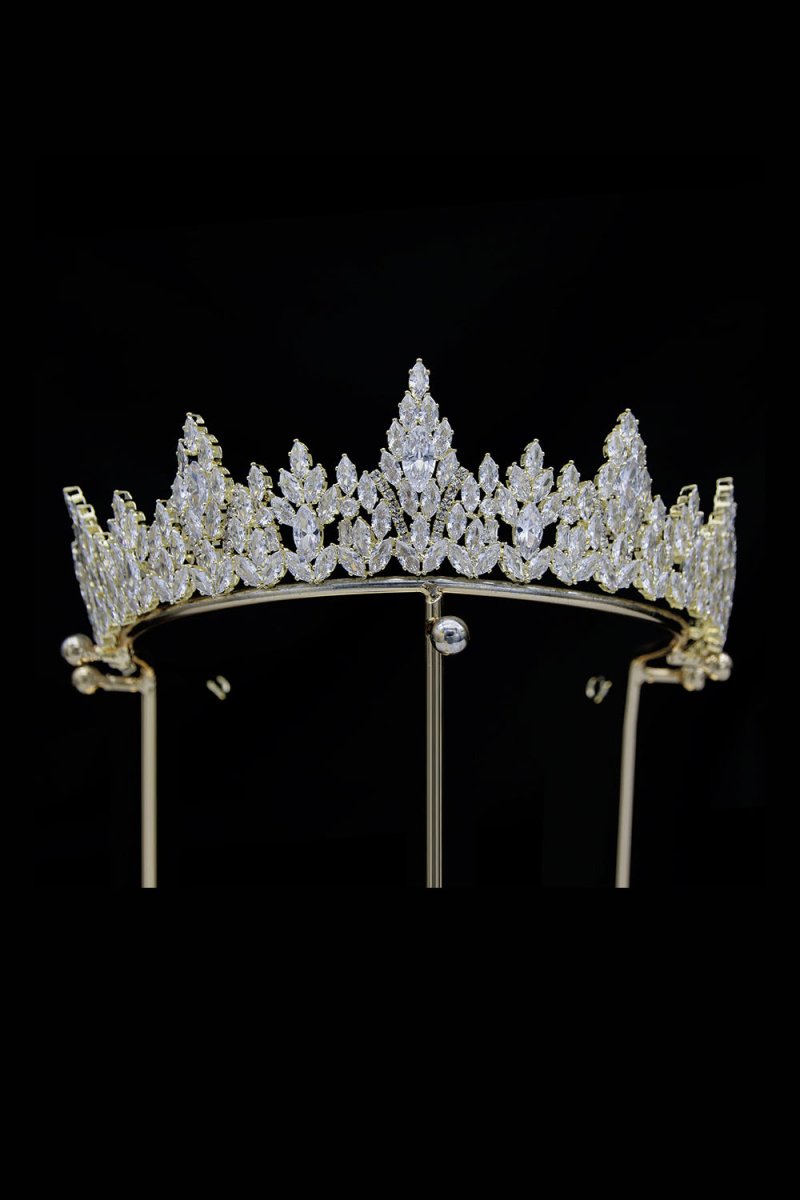 Silver Zirconia Bridal Tiara - KissProm