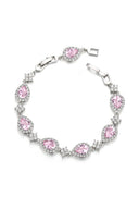 Black Rhinestone Zirconia Teardrop Tennis Bracelets - KissProm