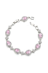 Black Rhinestone Zirconia Teardrop Tennis Bracelets - KissProm