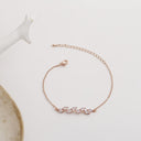 Rhinestone Pull Chain Tennis Bracelets