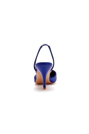 Simple Elegant Pointed Toe Stiletto Slingback High Heels - KissProm