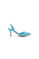 Simple Elegant Pointed Toe Stiletto Slingback High Heels - KissProm