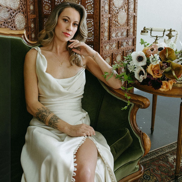 ivory satin cowl neck dress Serenity PETRA IVORY COWL-NECK SILK SATIN MAXI DRESS FULLY LINED