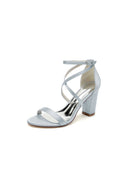 Simple Open Toe Cross Strap High Heels - KissProm