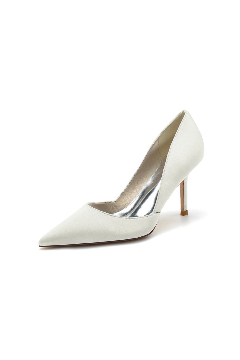 Simple Pointed Toe High Heels - KissProm