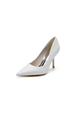 Simple Shallow Toe Sequined High Heels - KissProm