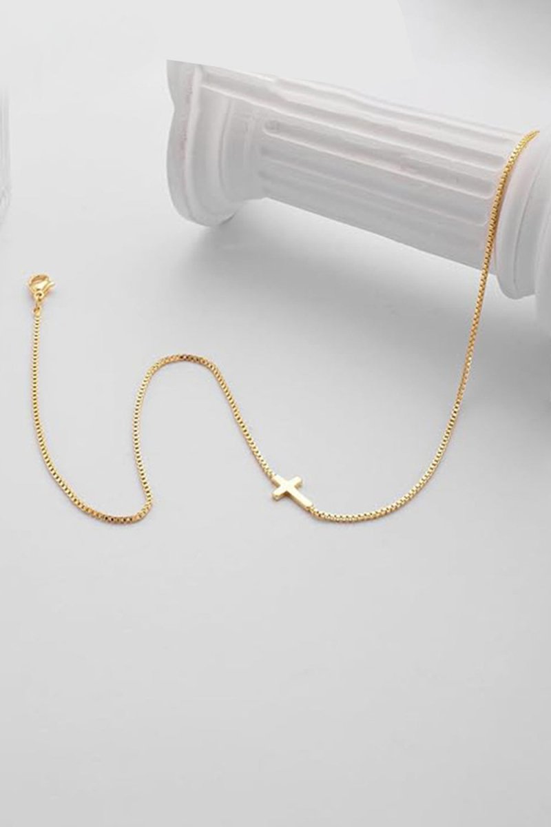 Small Cross Pendant Necklace