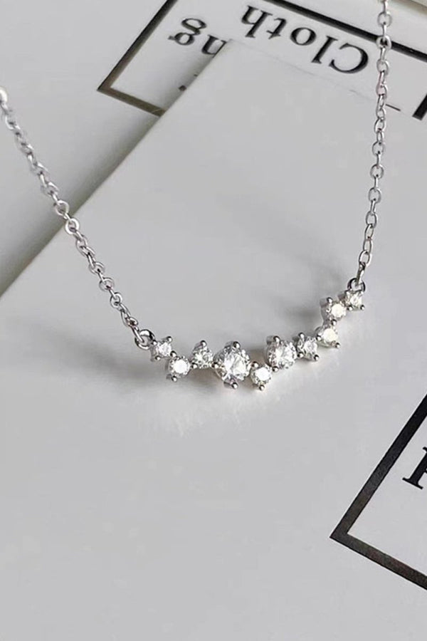 Smile Diamond Pendant Necklace - KissProm