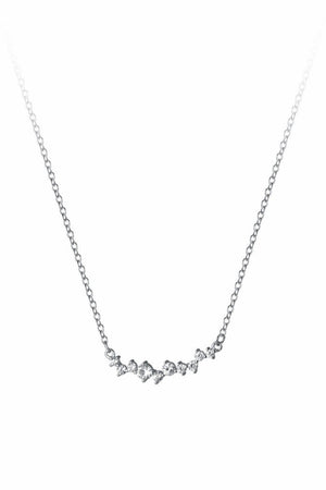 Smile Diamond Pendant Necklace - KissProm
