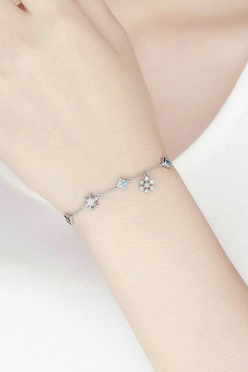 Snowflower Bolo Bracelet Bridesmaid Gift - KissProm