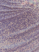 Othello | Sparkle Appliques Sequin Bodycon Lilac Homecoming Lace-up Dress