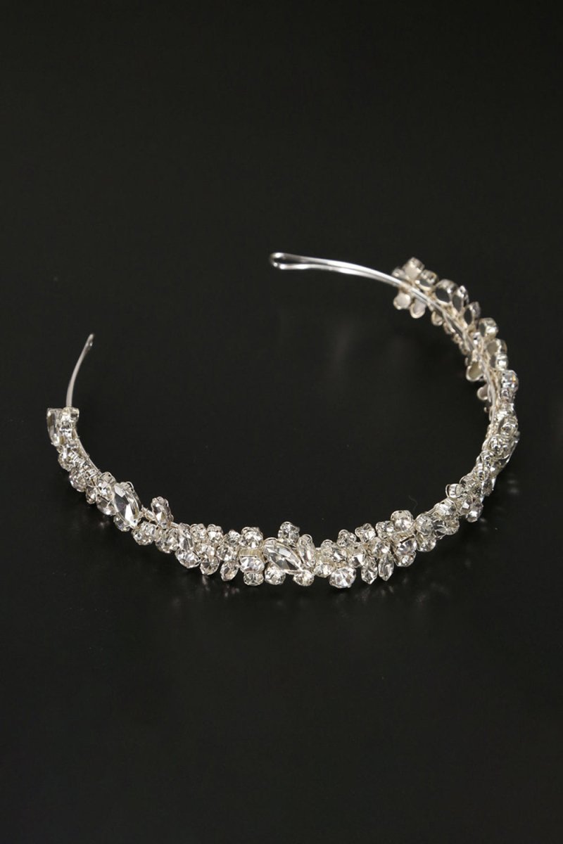 Sparkle Teardrop Rhinestone Princess Crown - KissProm