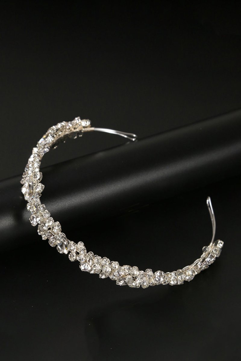 Sparkle Teardrop Rhinestone Princess Crown - KissProm