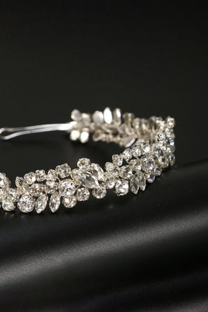 Sparkle Teardrop Rhinestone Princess Crown - KissProm