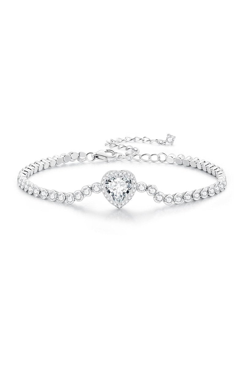 Sparkling Heart Bracelet - KissProm
