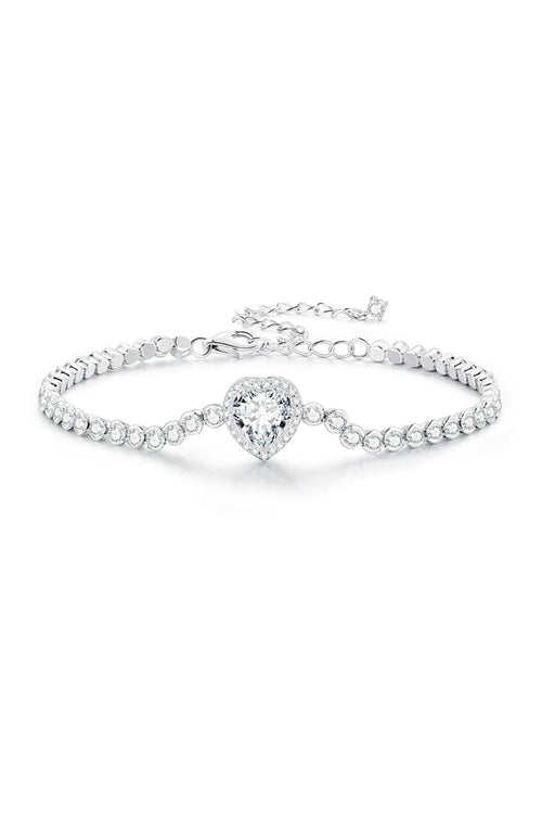 Sparkling Heart Bracelet - KissProm
