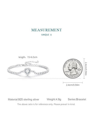 Sparkling Heart Bracelet - KissProm