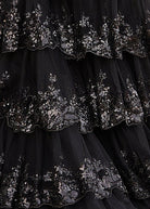 Livia |Sheath One Shoulder Tiered Lace Long Prom Dress - KissProm