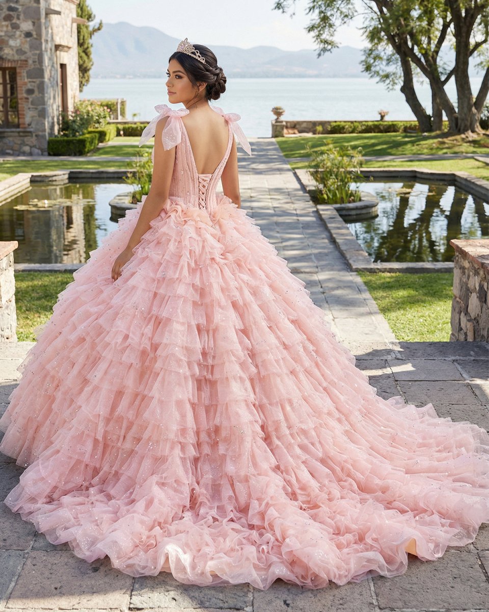 sweet 16 dresses in pink Pink A Line Princess Quinceanera Dress Ball Gown Sweet 16 Dresses main image 0