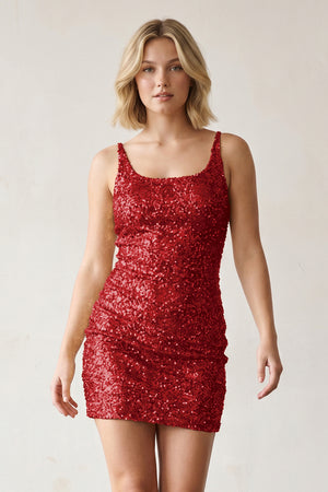 Sparkly Golden Bodycon Spagehetti Straps Sequins Lace-up Back Homecoming Dress