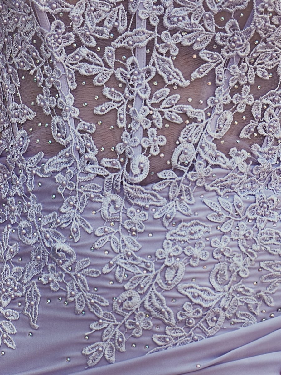 Sparkly Lilac Beaded Appliques Tight Short Homecoming Dress