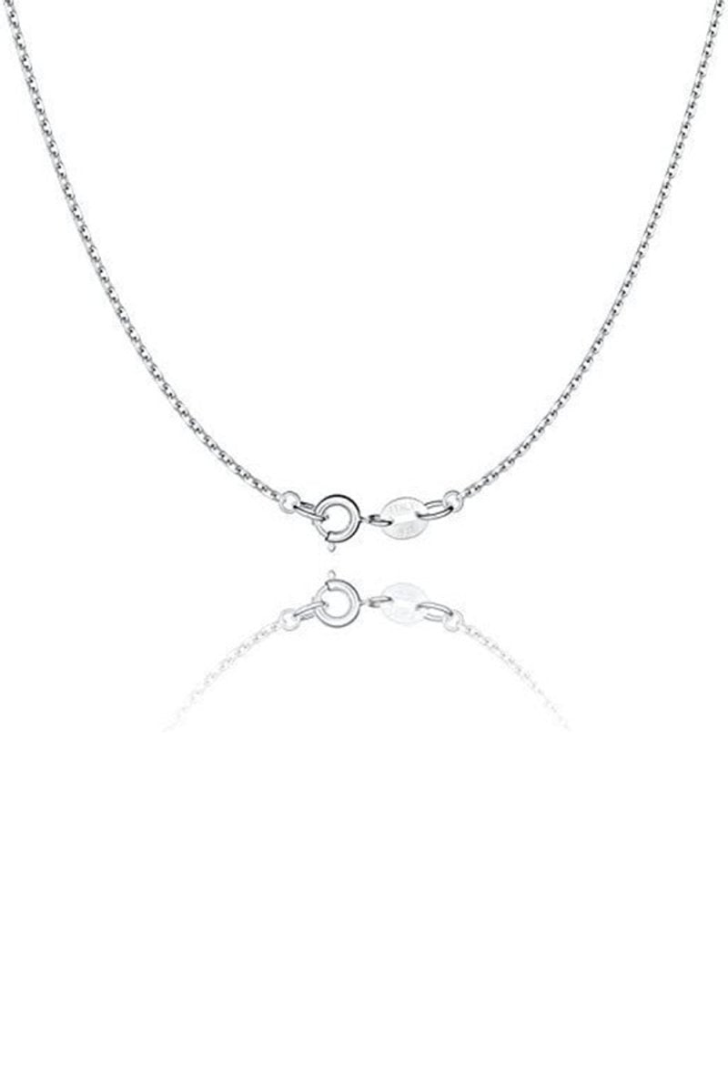 Spring Clasp Oval Plate Necklace - KissProm