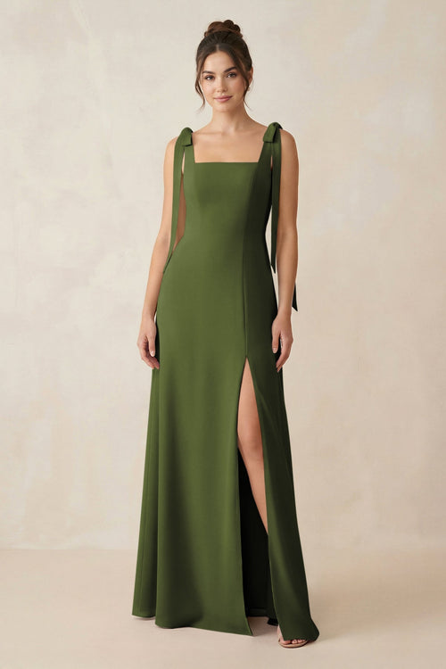bridesmaid dress donation Rust Red Jersey Square Neck Sheath Knee Length Bridesmaid Dresses, CB0043
