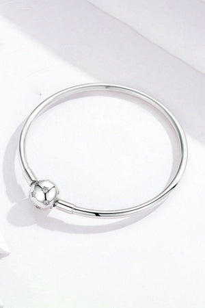 Star Bangle Bracelet In Sterling Silver - KissProm