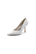 Stiletto Pointy Heels Lace Wedding Shoes - KissProm