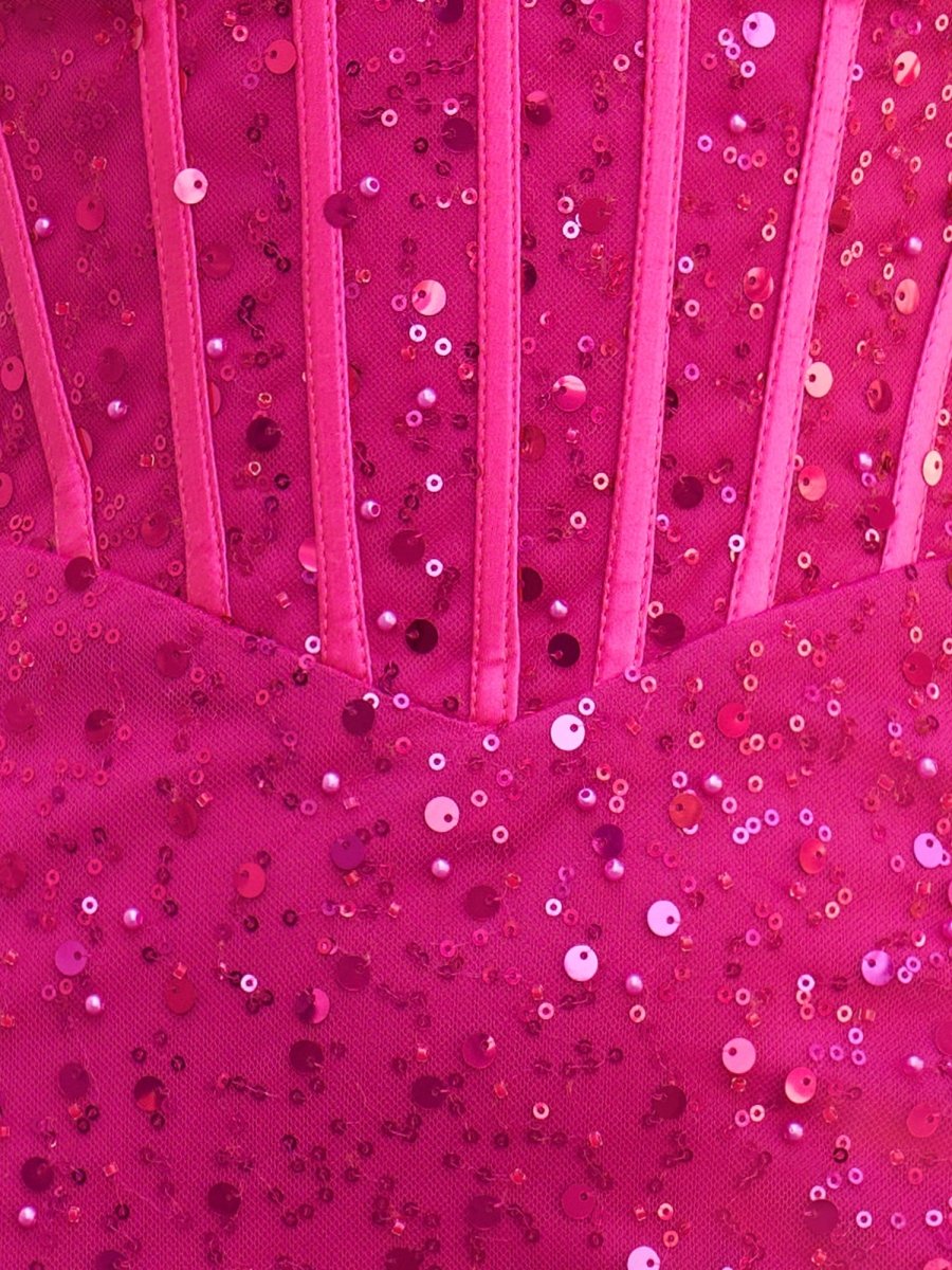 Amara |Sheath Sweetheart Neck Sequins Homecoming Dress