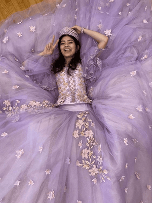 Stunning Tulle Appliques Ball Gown Princess Dress - KissProm