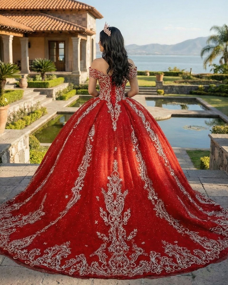 Stylish Embroidery Ball Gown Sweetheart Sleeveless Quinceanera Prom Dresses, Red / Custom Size Stylish Embroidery Ball Gown Sweetheart Sleeveless Quinceanera Prom Dresses, Red / Custom Size