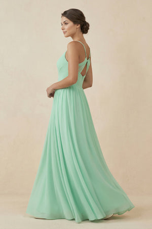 Sweetheart A - Line Chiffon Bridesmaid Dress - KissProm Bridesmaid Dresses