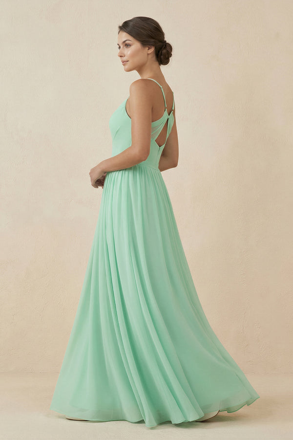 Sweetheart A - Line Chiffon Bridesmaid Dress - KissProm Bridesmaid Dresses