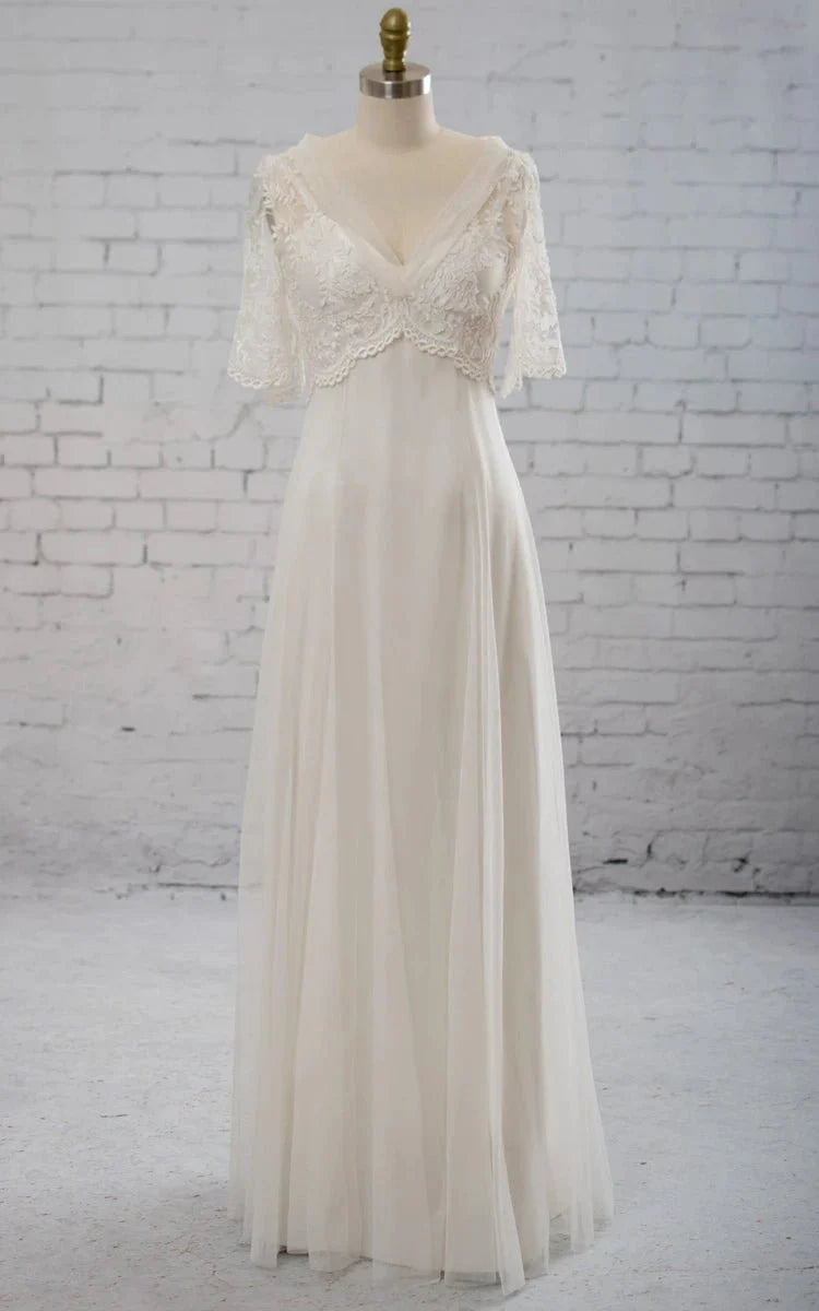 OKBBN Cute A-Shape Sweetheart Chiffon Layered Split Ball Dress main image 1