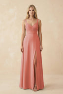 Sweetheart A - Line Pleated Chiffon Bridesmaid Dress in Mulberry - KissProm Bridesmaid Dresses