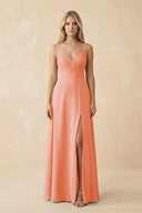 Sweetheart A - Line Pleated Chiffon Bridesmaid Dress in Rosette - KissProm Bridesmaid Dresses
