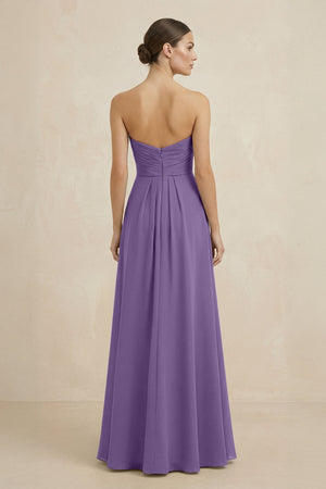 Sweetheart Chiffon A - Line Bridesmaid Dress with Slit in Tahiti - KissProm Bridesmaid Dresses
