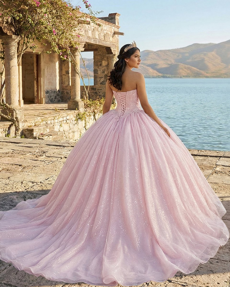 Sweetheart Pink Ball Gown Birthday Quinceanera Dresses, Pink / 6 Sweetheart Pink Ball Gown Birthday Quinceanera Dresses, Pink / 6
