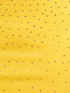 Taree |Sheath Yellow Fitted Short Homecoming Dress With Beads