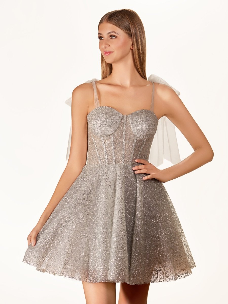 princess polly baby blue dress Andrea and Leo WL025 Short White Dress Off White / 2 main image 1