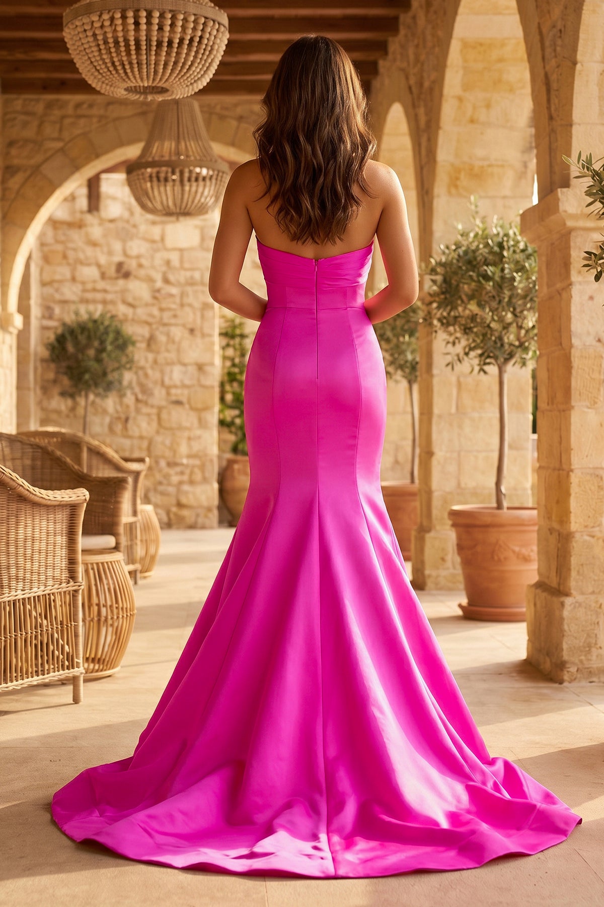 pink boutique formal dresses Lykaysha Boutique Limited Edition Aria Hot Pink Formal Dress