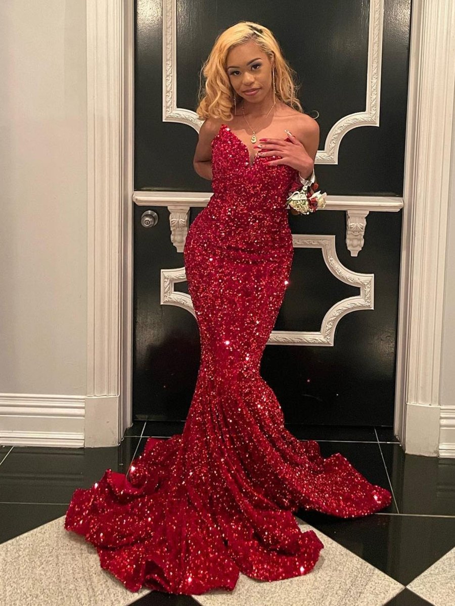 fitted lace wedding dress Spaghetti Straps Mermaid Applique Backless Red Prom Dresses, FC2312 fitted lace wedding dress Spaghetti Straps Mermaid Applique Backless Red Prom Dresses, FC2312