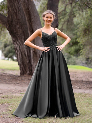 black floor length evening dress Glamorous Long Black Off-the-shoulder Lace Split Evening Dress With Slit main image 0
