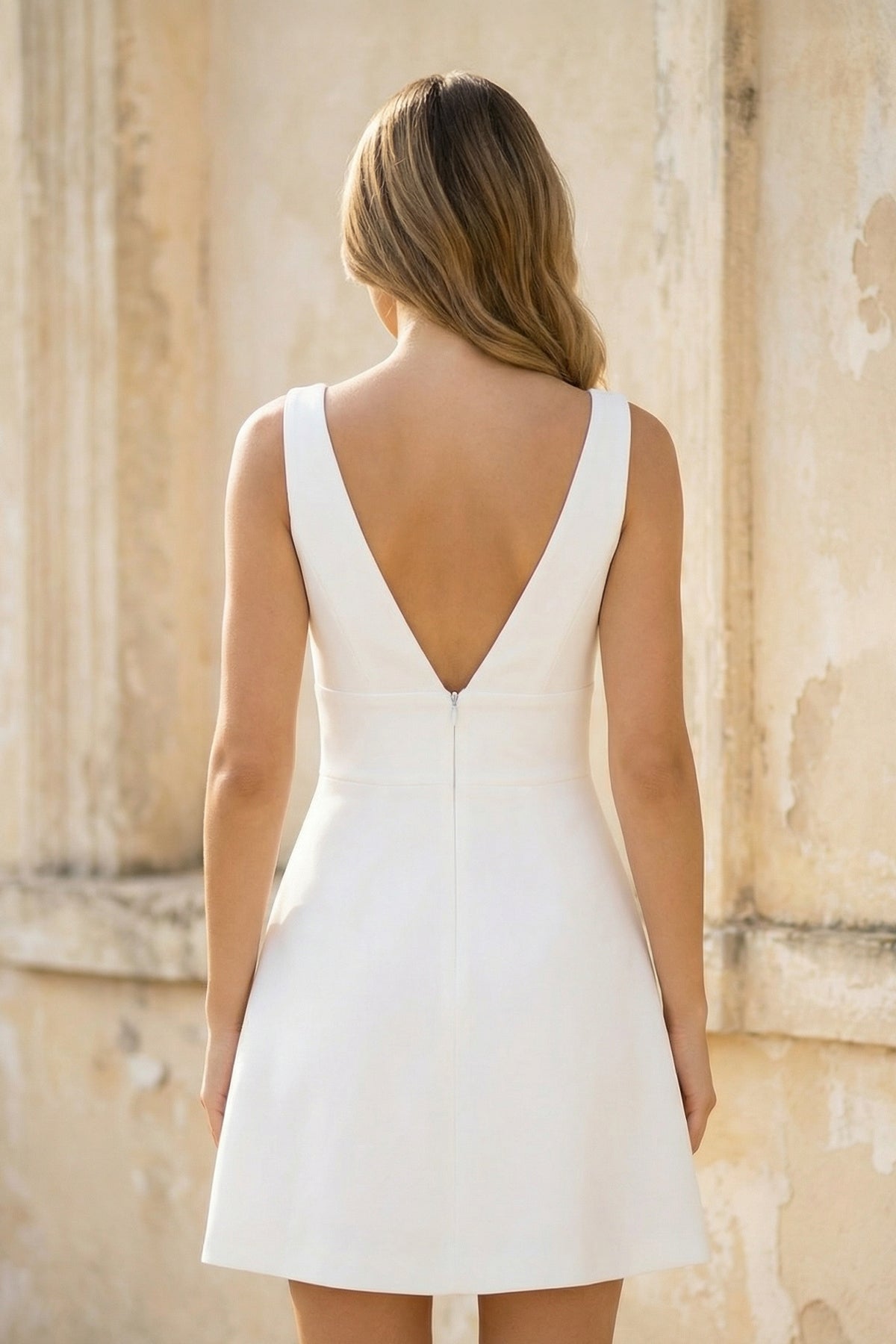 party long dress with sleeves Fishtail Evening Dresses | Bodycon V Neck Gown with Sleeves main image 0