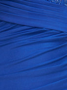 Valdine | Royal Blue - Spaghetti Straps Satin Bodycon Homecoming Dress With Beading